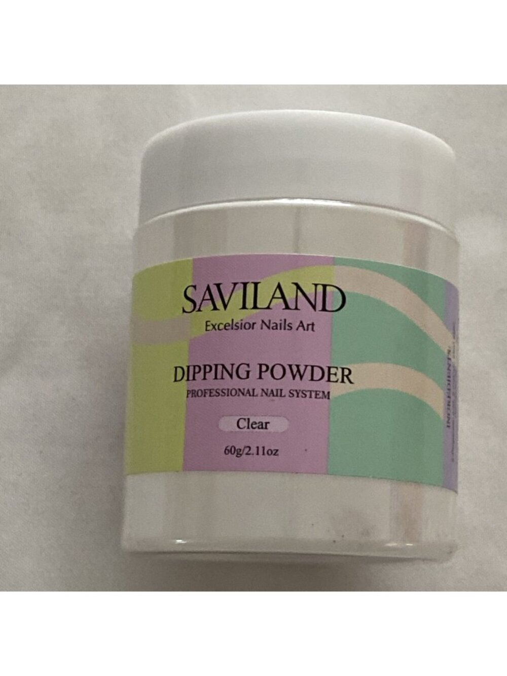 Saviland Clear Nail Dip Powder - 2.1 oz Dipping Powder Dip Powder